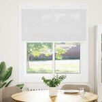 vidaXL Store plissé blanc 120x150cm largeur du tissu 119 4cm polyester