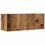 vidaXL Ensemble de meuble TV mural 5 Pièces vieux bois bois d'ingénierie