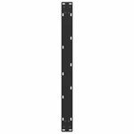 vidaXL Pieds de table basse en U 2 pièces Noir 70 x (42-43) cm Acier