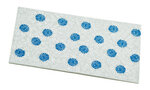PAPERTREE MONSOON Lot de 5 Enveloppes cadeau 19x10cm - Gris/Turquoise