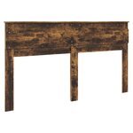 vidaXL Tête de lit Chêne fumé 180 cm Bois d'ingénierie
