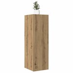 vidaXL Meuble TV chêne artisanal 30 5x30x90 cm bois d'ingénierie