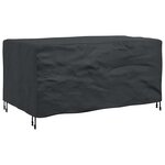 vidaXL Housse pour mobilier d'extérieur Noir 150 x 90 x 75 cm 600D