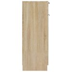 vidaXL Armoire de salle de bain Chêne sonoma 32x34x90 cm