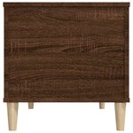 vidaXL Table basse Chêne marron 90x44 5x45 cm Bois d'ingénierie
