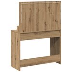 vidaXL Coiffeuse chêne artisanal 100 x 41 x 135 cm Bois d'ingénierie