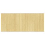 vidaXL Cloison de séparation naturel clair 165x400 cm bambou