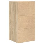 vidaXL Armoire de rangement en chêne Sonoma Chêne Sonoma MDF Moyenne