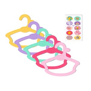 Zapf Creation 838495 - Baby born Set de 5 cintres pour vêtements poupées