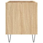 vidaXL Armoire à disques chêne sonoma 74 5x38x48 cm bois d'ingénierie