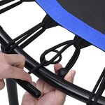 vidaXL Trampoline de fitness avec poignée 122 cm