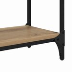 vidaXL Table console Chêne artisanal 88 5 x 30 x 75 cm