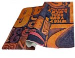 Tapis enfant NUMBER 60 x 90 cm - Orange
