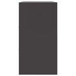 vidaXL Buffet noir 99x39x73 cm acier