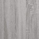 vidaXL Armoire à chaussures Sonoma gris 100x35x45 cm Bois d'ingénierie