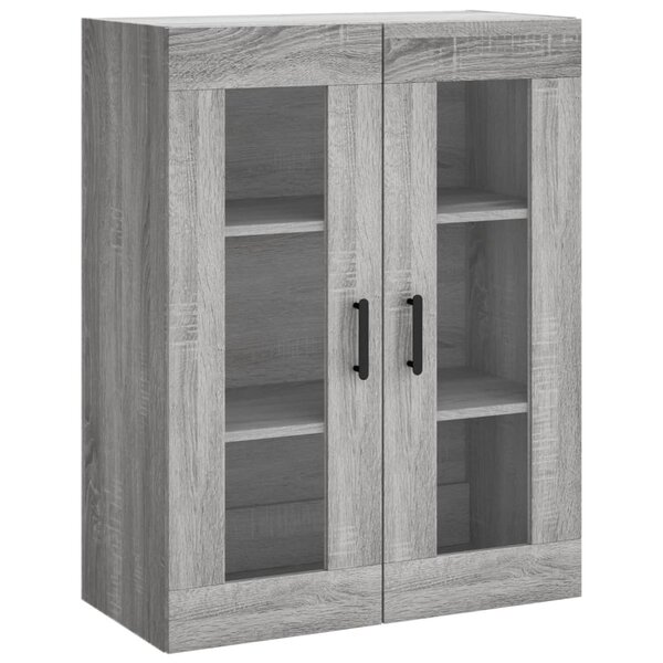 vidaXL Armoire murale sonoma gris 69 5x34x90 cm