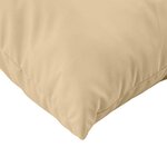 vidaXL Coussins de palette lot de 3 beige mélangé tissu