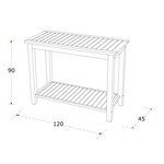 Console murale en teck 120 cm Niah