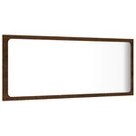 vidaXL Ensemble de meubles de salle de bain 2 Pièces Chêne marron