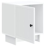 vidaXL Cabinet de chevet 2 pc Blanc 43 x 34 5 x 50 cm