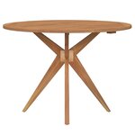 vidaXL Ensemble à manger de jardin 6 Pièces Bois d'acacia solide