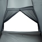 vidaXL Tente de camping à dôme 2 personnes gris et orange imperméable