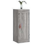 vidaXL Armoire murale sonoma gris 34 5x34x90 cm bois d'ingénierie