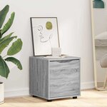 vidaXL Cabinet de salle de bain Gris Sonoma 40 5 x 40 x 44 cm