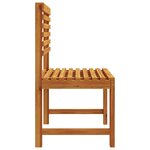 vidaXL Chaise de jardin 2 Pièces Marron 50 x 50 x 91cm