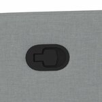 vidaXL Fauteuil inclinable Gris clair Tissu