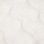 vidaXL Couverture en Fourrure de Lapin Synthétique Blanc 240 x 270 cm