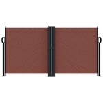 vidaXL Auvent latéral rétractable marron 120x1000 cm