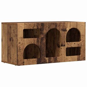 vidaXL Meuble TV Bois ancien 80 x 35 x 40 cm Bois d'ingénierie