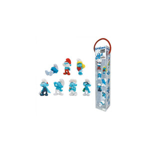 Tubo de Figurines Schtroumpfs : Collection Miniature des Personnages Emblématiques