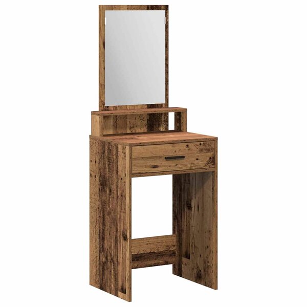 vidaXL Coiffeuse Bois Ancien 50 x 41 x 140 cm Bois d'ingénierie