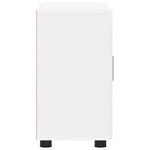 vidaXL Buffet FLORIN Blanc 88 5 x 30 5 x 55 5 cm Bois d'ingénierie