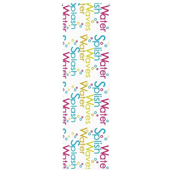 vidaXL Store enrouleur de douche 80x240 cm largeur du tissu 76 cm