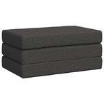 vidaXL Canapé-lit pliable 100 x 67 x 45 cm Gris foncé