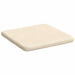 vidaXL Coussins de siège 4 Pièces Crème 40 x 40 x 3 cm