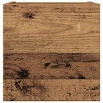 vidaXL Ensemble de meuble TV mural 8 Pièces vieux bois bois d'ingénierie