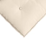vidaXL Coussin de Dos Beige 200 x 50 cm Tissu en microfibre
