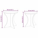 vidaXL Table basse 2 Pièces Blanc Bois massif en pin