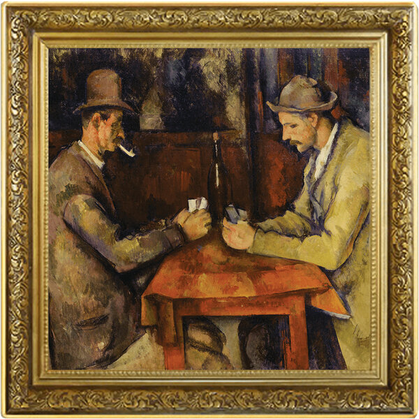 Monnaie CARD PLAYERS Paul Cezanne Treasures of World Painting 1 Oz Argent 1$ Niue 2026