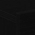 vidaXL Cabinet de chevet Chêne noir 40 x 30 x 30 cm Bois d'ingénierie