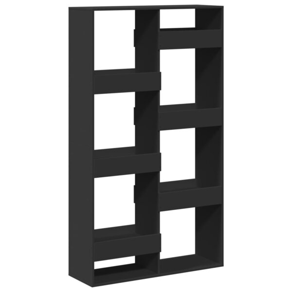 vidaXL Cloison de séparation noir 100x33x175 cm bois ingénierie