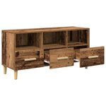 vidaXL Meuble TV Bois ancien 102 x 36 x 50 cm Bois d'ingénierie