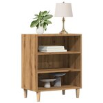 vidaXL Buffet chêne artisanal 57x35x75 cm bois d'ingénierie
