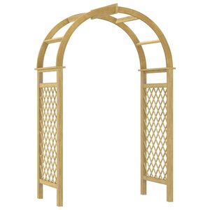 vidaXL Arche avec treillis 141x97x243 cm Bois de pin massif imprégné
