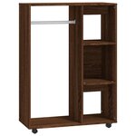 vidaXL Garde-robe Chêne marron 80x40x110 cm Bois d'ingénierie