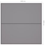 vidaXL Bâche d'extérieur 4x4 m Gris